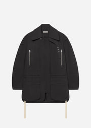 Oversized Field Jacket - Chocolate - CO Collections